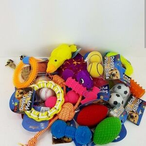 Assorted Dog Toys Set - Multicolor
